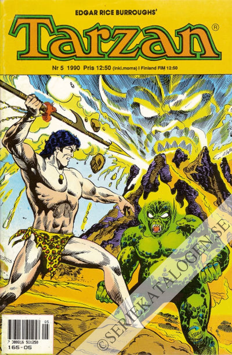 Framsida på Tarzan #5 (1990)