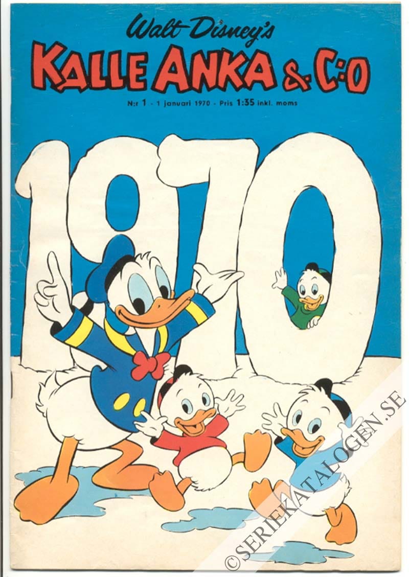 Framsida på Kalle Anka & C:o #1 (1970)