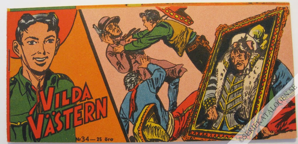 Framsida på Vilda Västern #34 (1957)