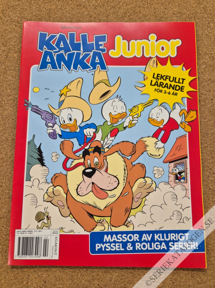 Framsida på Kalle Anka junior #2 (2017)