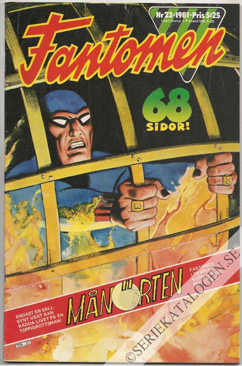 Framsida på Fantomen #23 (1981)