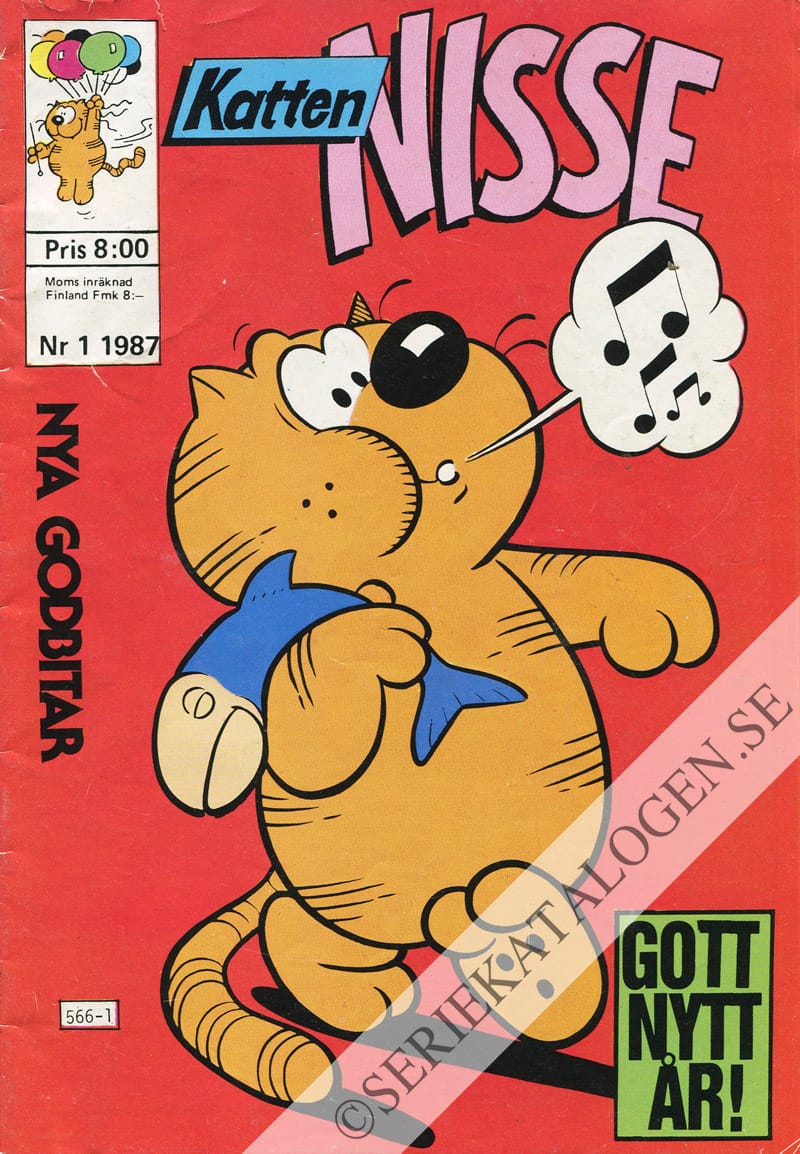 Framsida på Katten Nisse #1 (1987)