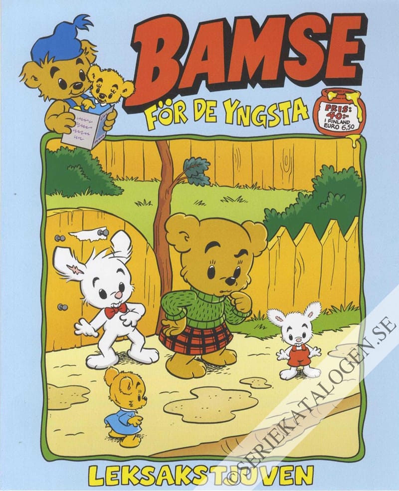 Framsida på Bamse för de yngsta #4 - Leksakstjuven (2022)