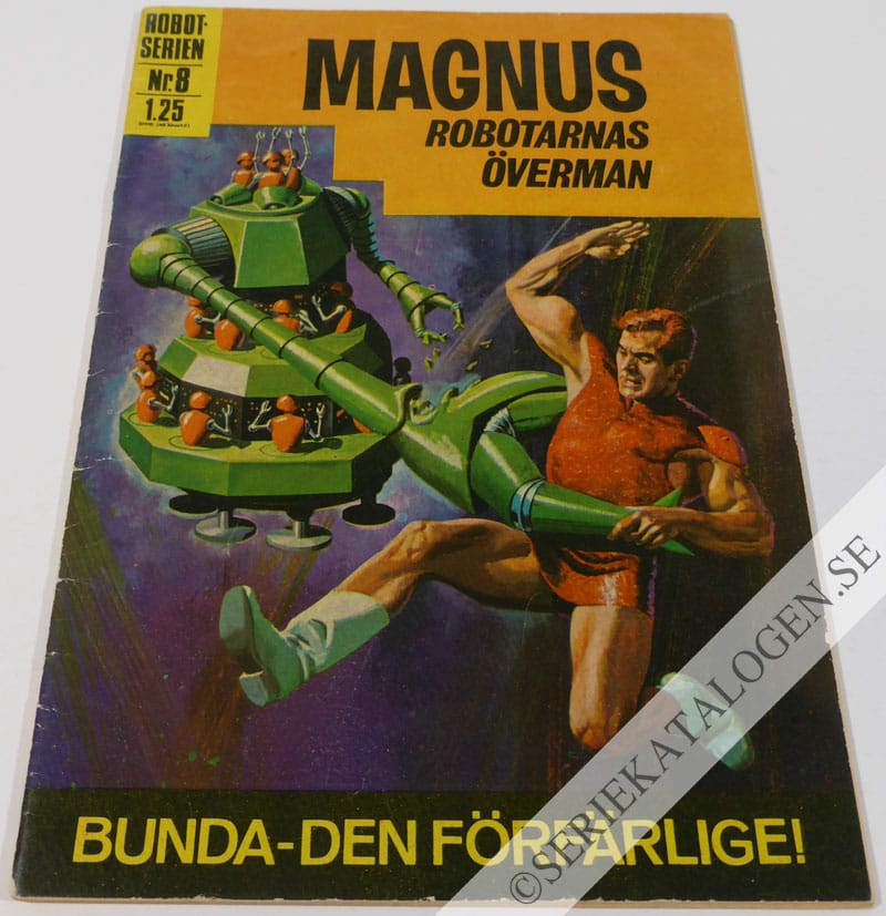 Framsida på Robotserien #8 (1969)