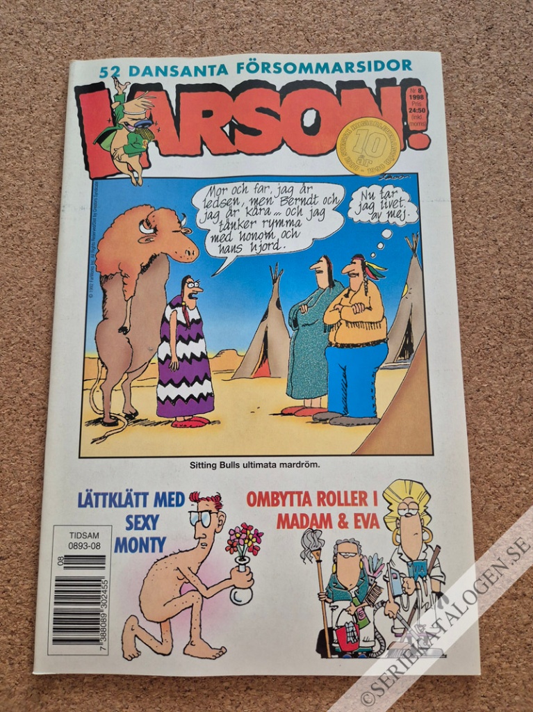 Framsida på Larson! #8 (1998)