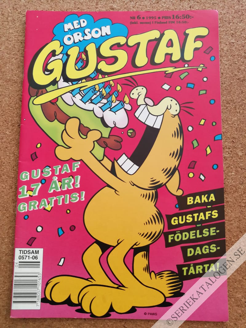 Framsida på Gustaf #6 (1995)