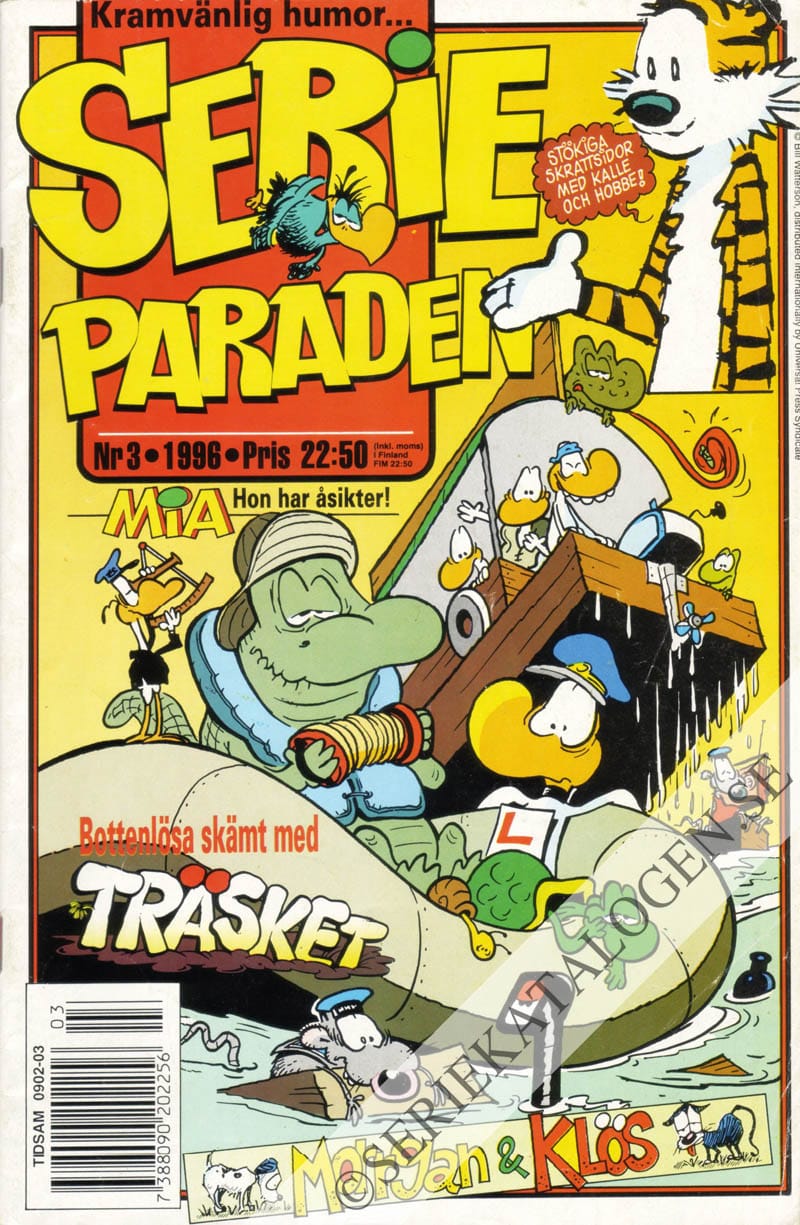 Framsida på Serie-paraden #3 (1996)