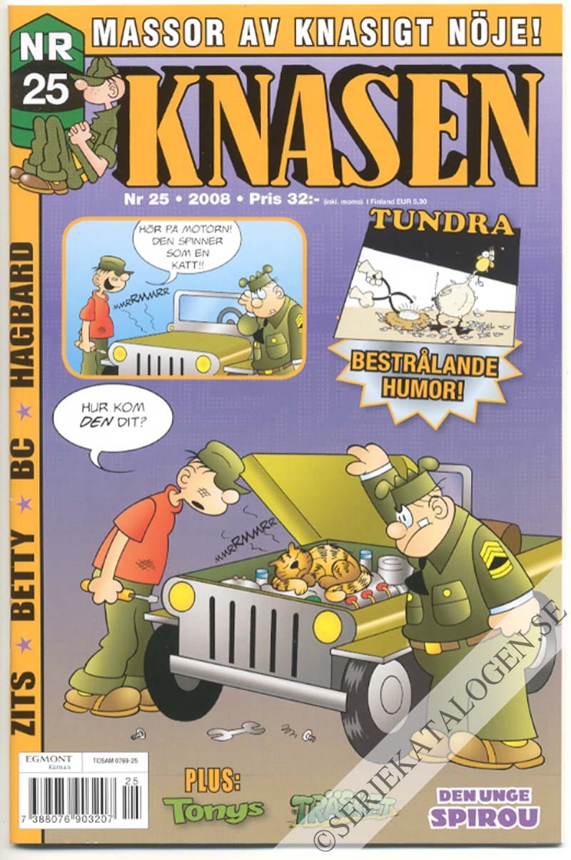 Framsida på Knasen #25 (2008)