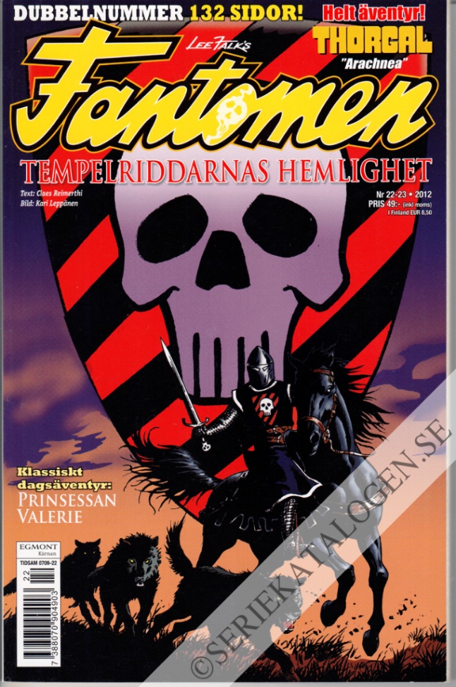 Framsida på Fantomen #22-23 (2012)