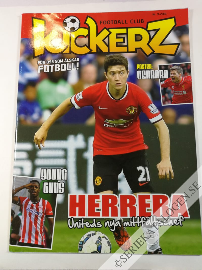 Framsida på Kickerz Football Club #9 (2015)
