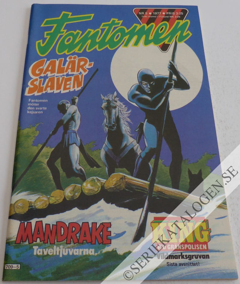 Framsida på Fantomen #5 (1977)