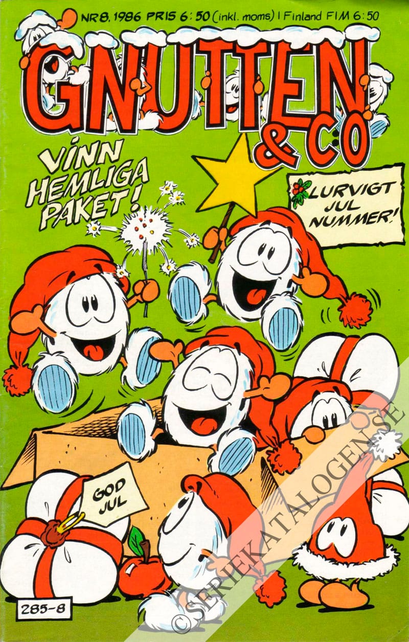 Framsida på Gnutten & C:o #8 (1986)