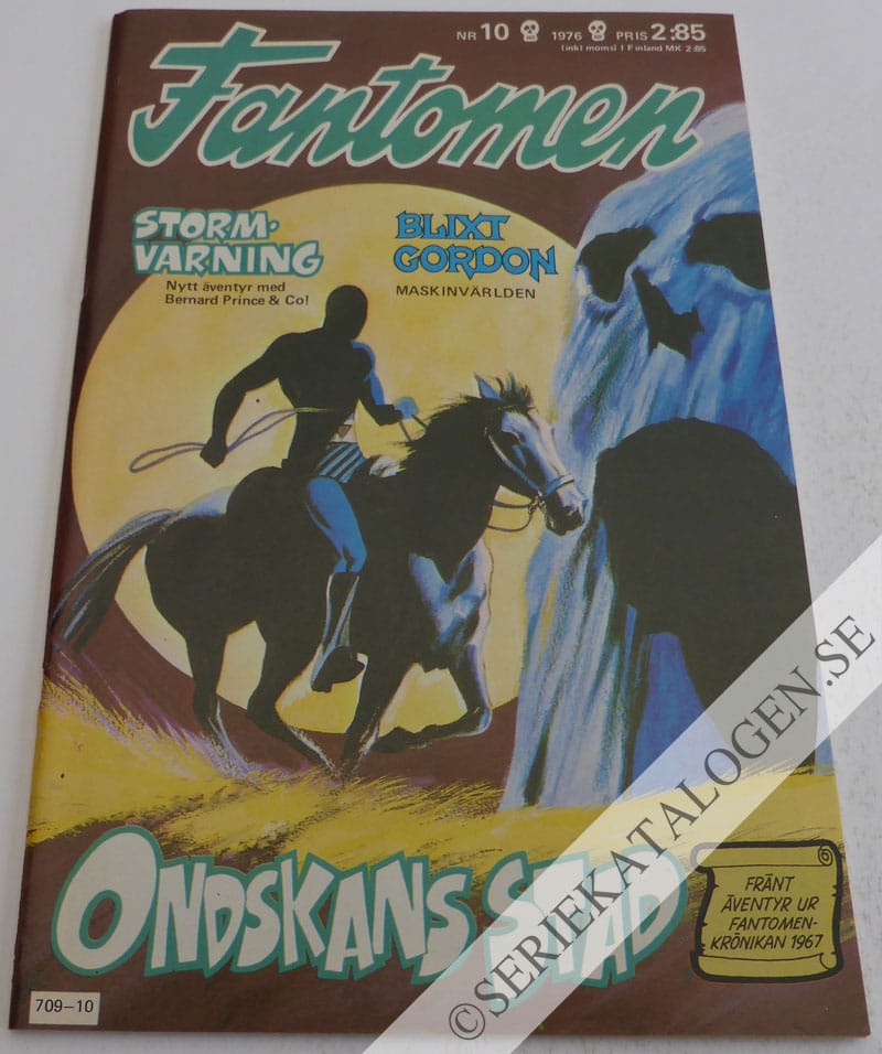 Framsida på Fantomen #10 (1976)