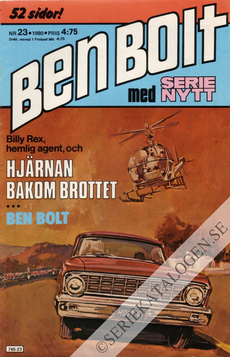 Framsida på Serie-Nytt #23 (1980)