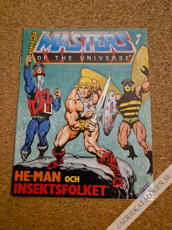 Framsida på Masters of the universe He-Man möter insektsfolket (1983)