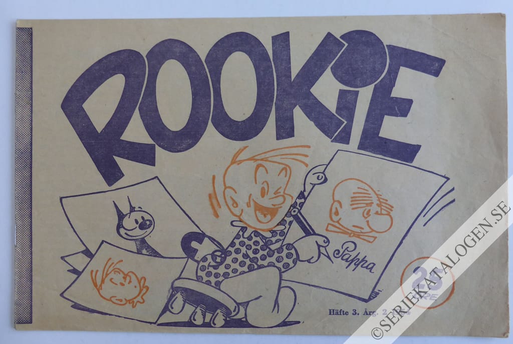 Framsida på Rookie #3 (1954)