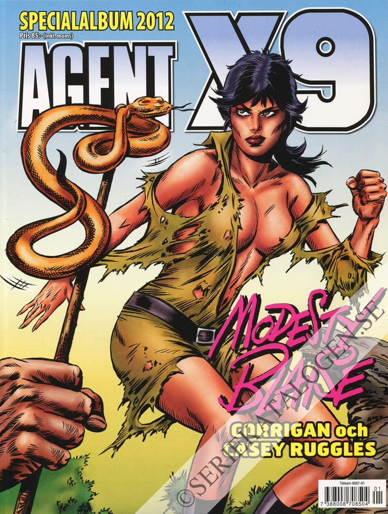 Framsida på Agent X9 specialalbum # (2012)