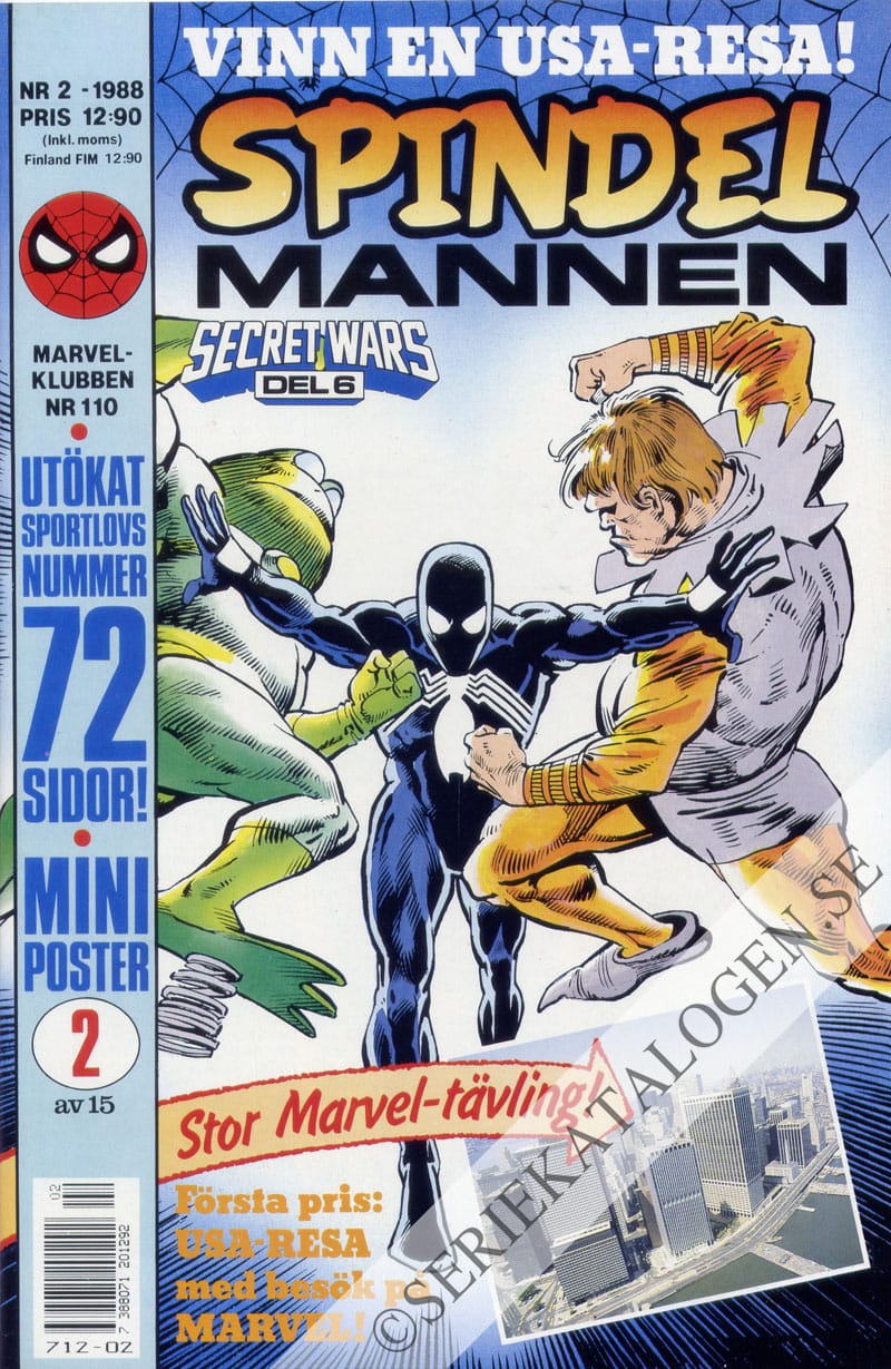 Framsida på Spindelmannen #2 (1988)
