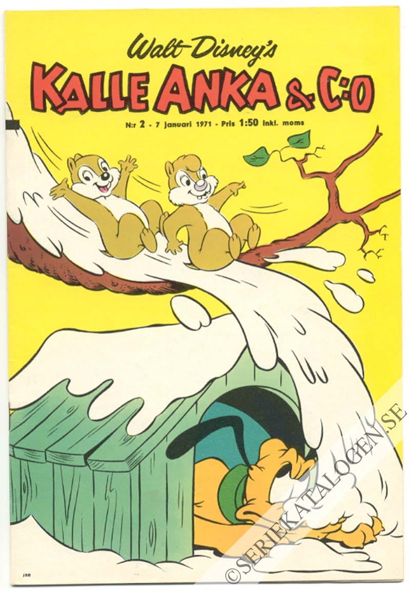 Framsida på Kalle Anka & C:o #2 (1971)
