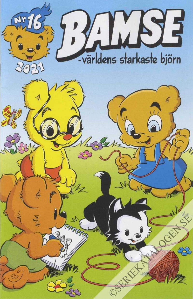 Framsida på Bamse #16 (2021)