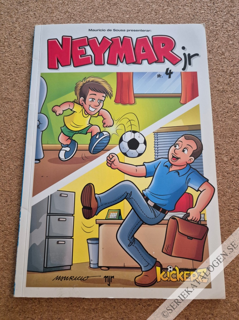 Framsida på Mauricio de Sousa presenterar Neymar jr. #4 (2015)