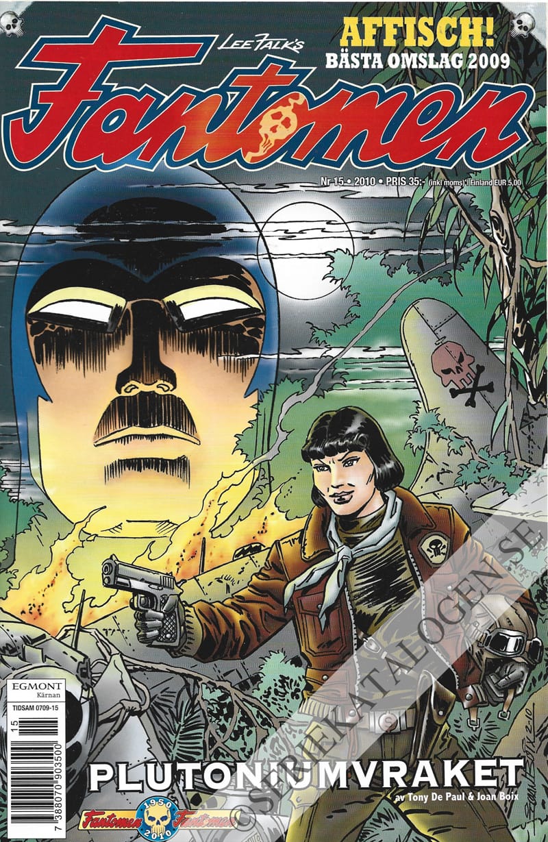 Framsida på Fantomen #15 (2010)