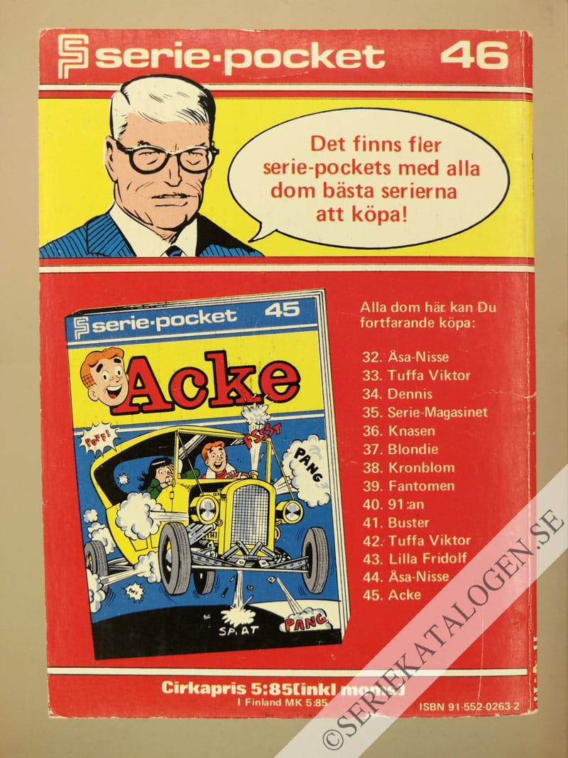Baksida på Seriemagasinet (1976)