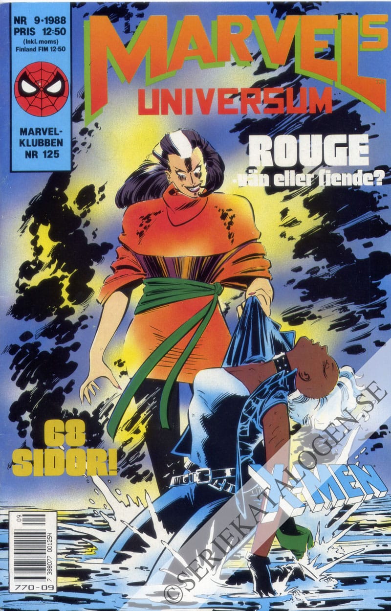 Framsida på Marvels universum X-Men (1988)