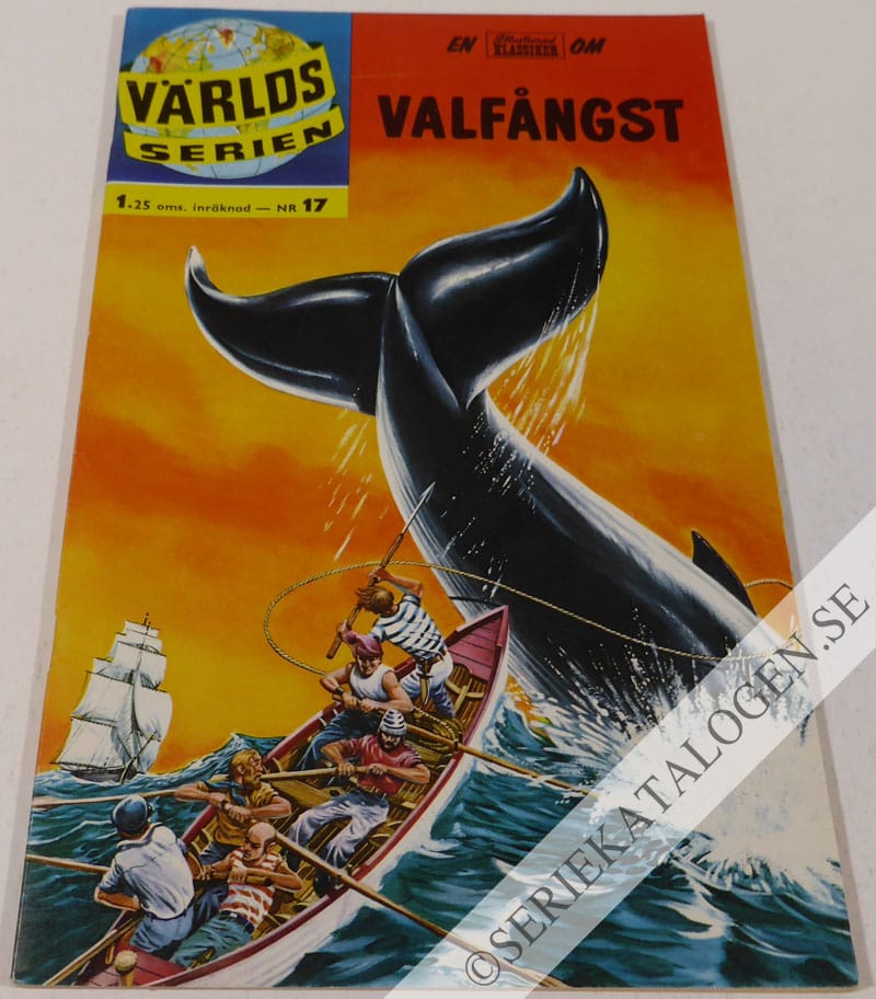 Framsida på Världsserien Valfångst (1961)