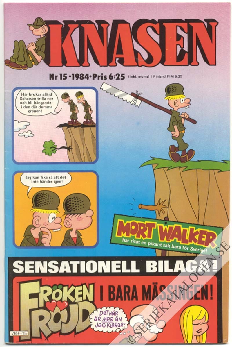 Framsida på Knasen #15 (1984)