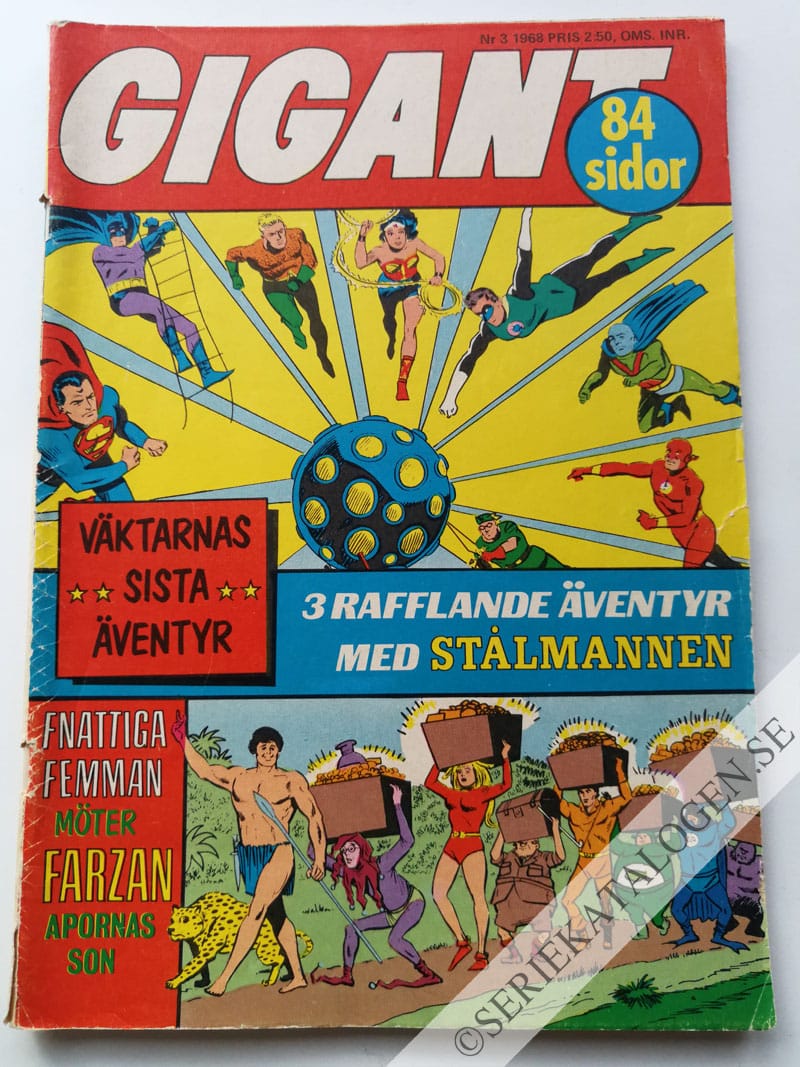 Framsida på Gigant #3 (1968)