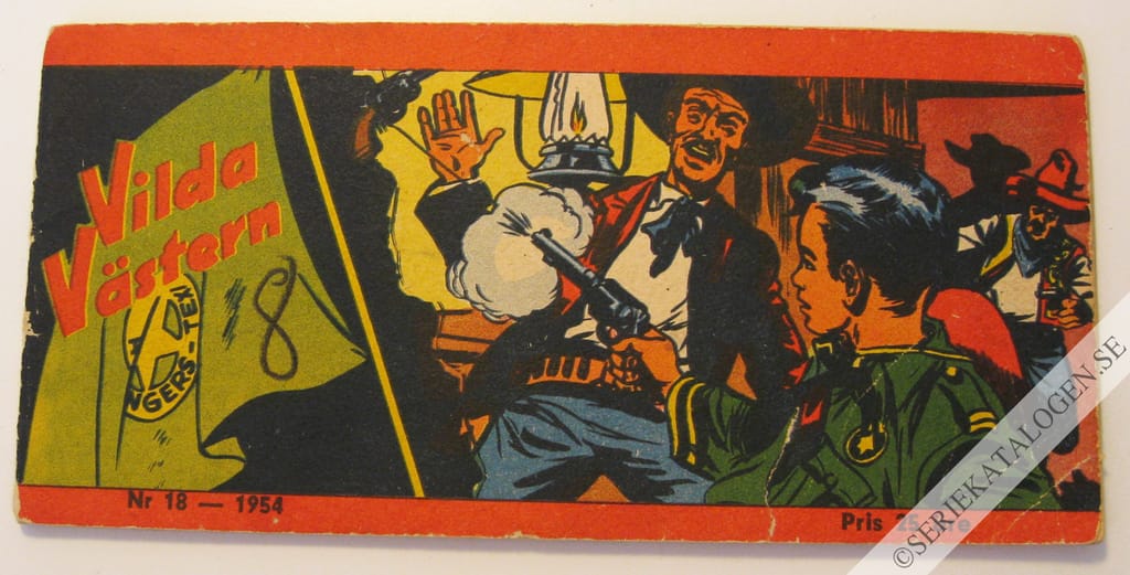 Framsida på Vilda Västern #18 (1954)