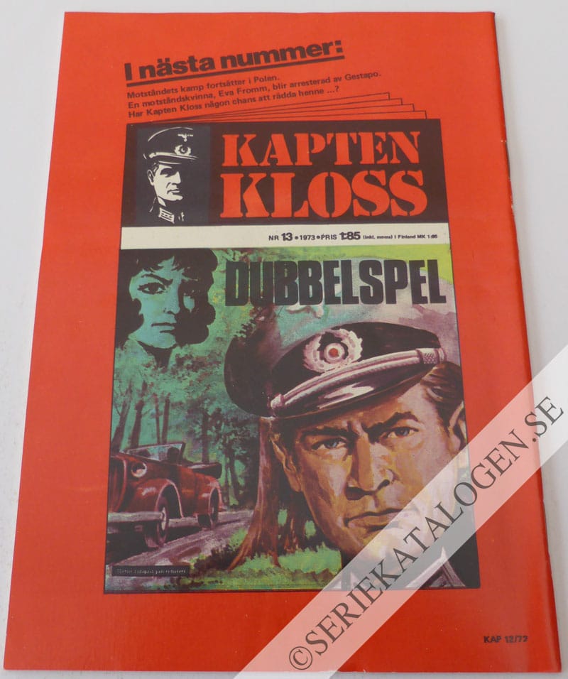 Baksida på Anfall i natten (1972)