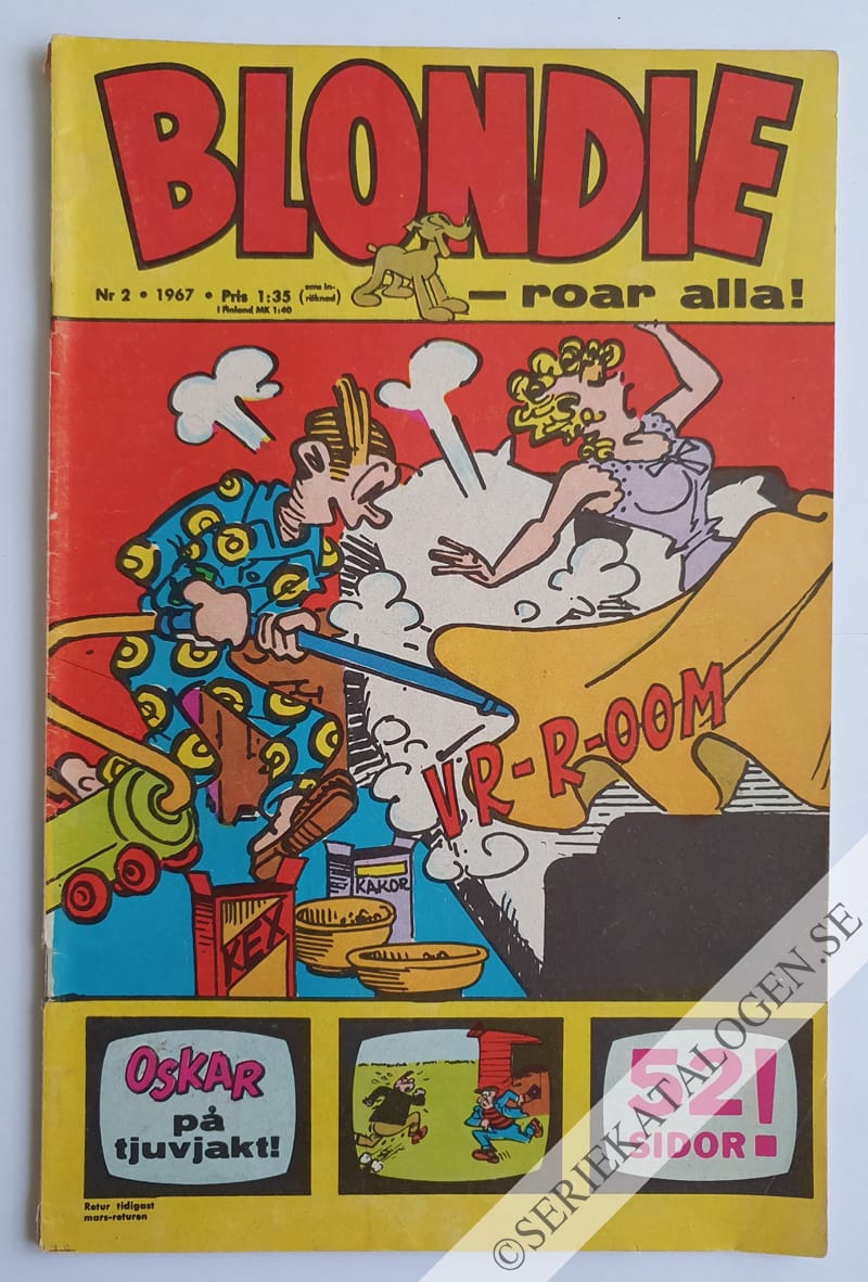 Framsida på Blondie #2 (1967)