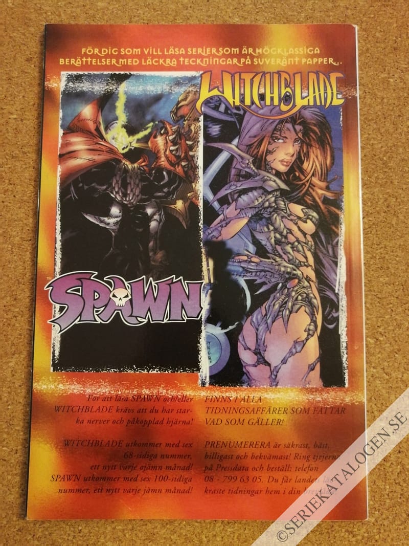 Baksida på Curse of the Spawn (1999)