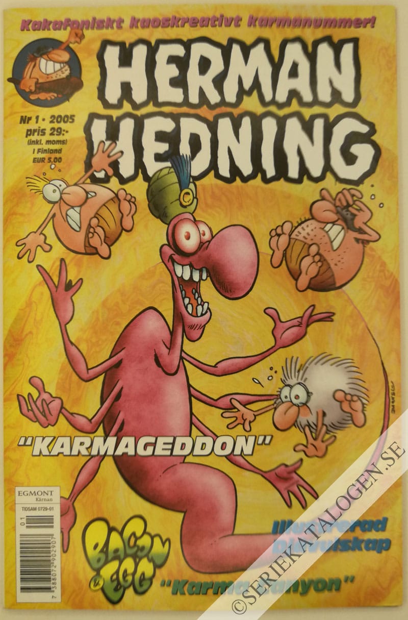 Framsida på Herman Hedning #1 (2005)