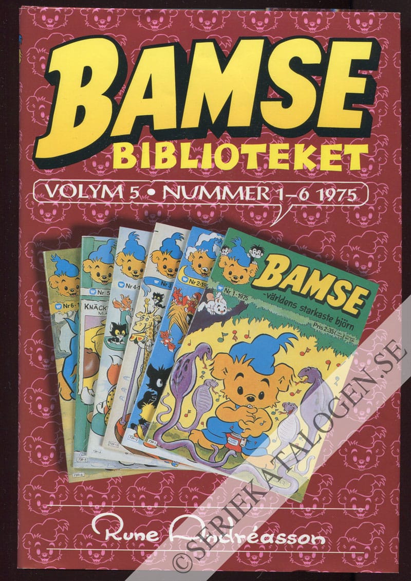Framsida på Bamsebiblioteket #5 (2002)