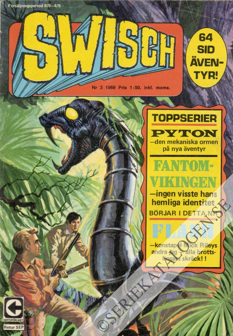 Framsida på Swisch #3 (1969)