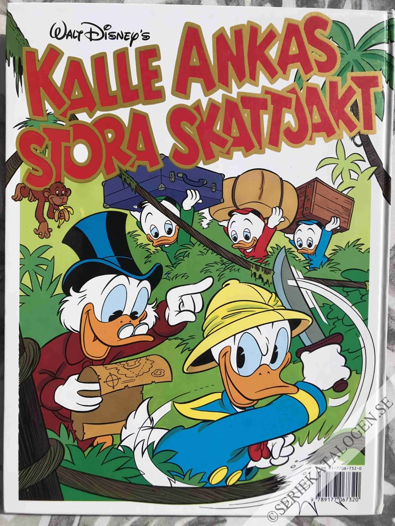 Baksida på Kalle Ankas stora skattjakt (1990)