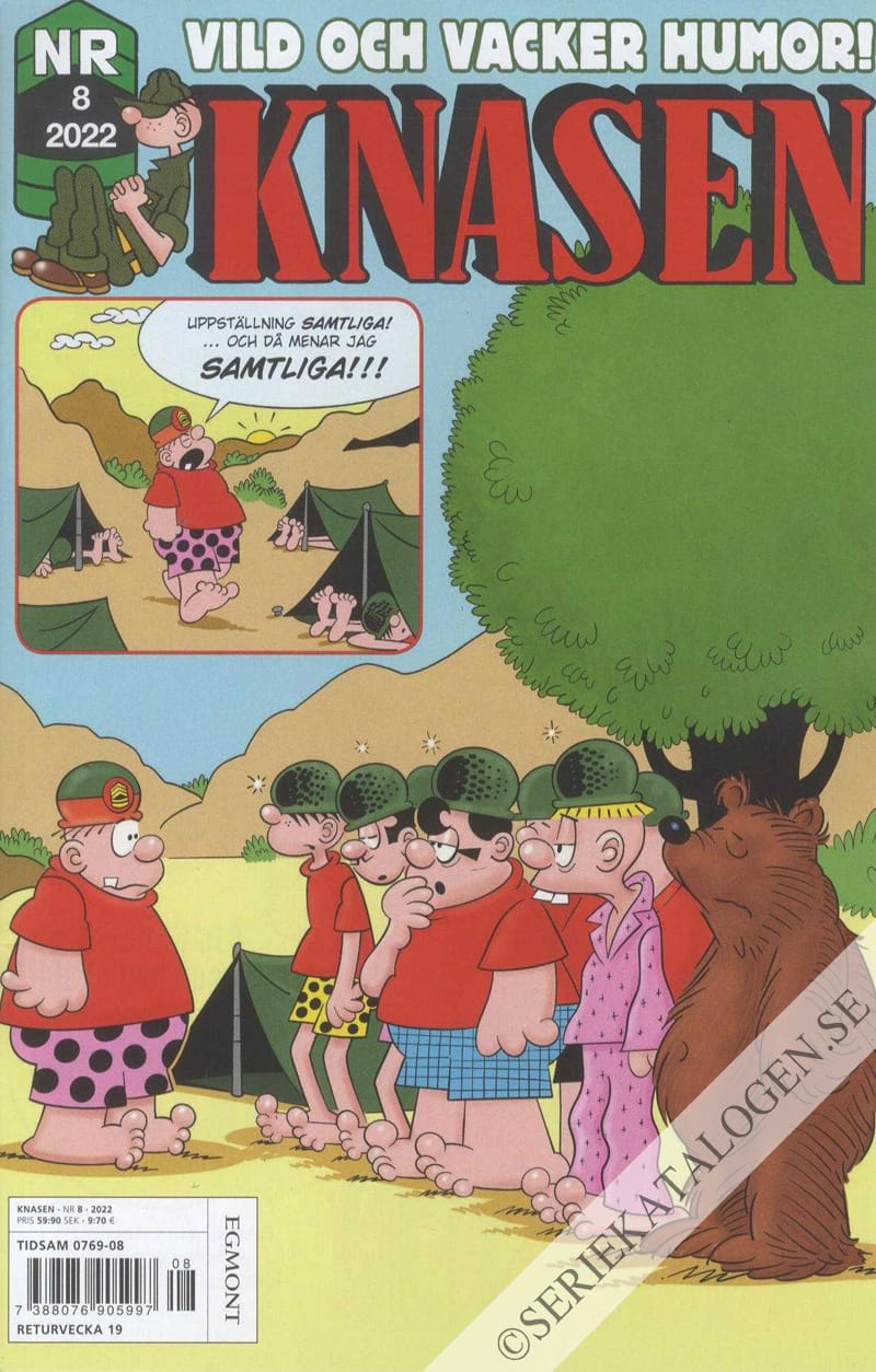 Framsida på Knasen #8 (2022)