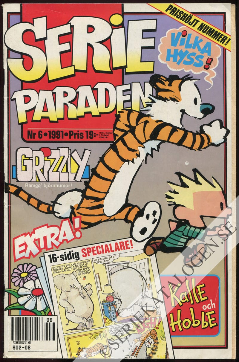 Framsida på Serie-paraden #6 (1991)