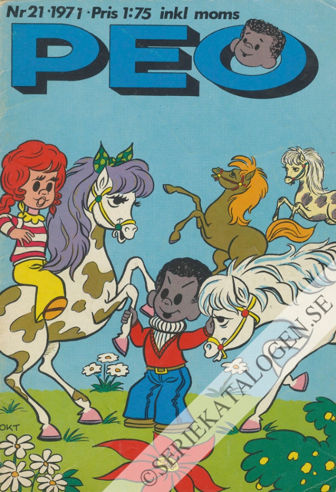 Framsida på Peo #21 (1971)