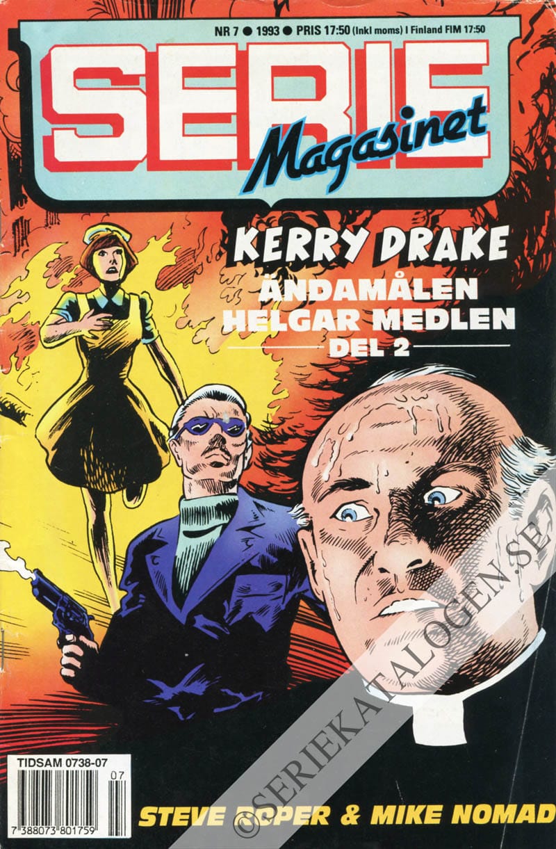 Framsida på Seriemagasinet #7 (1993)