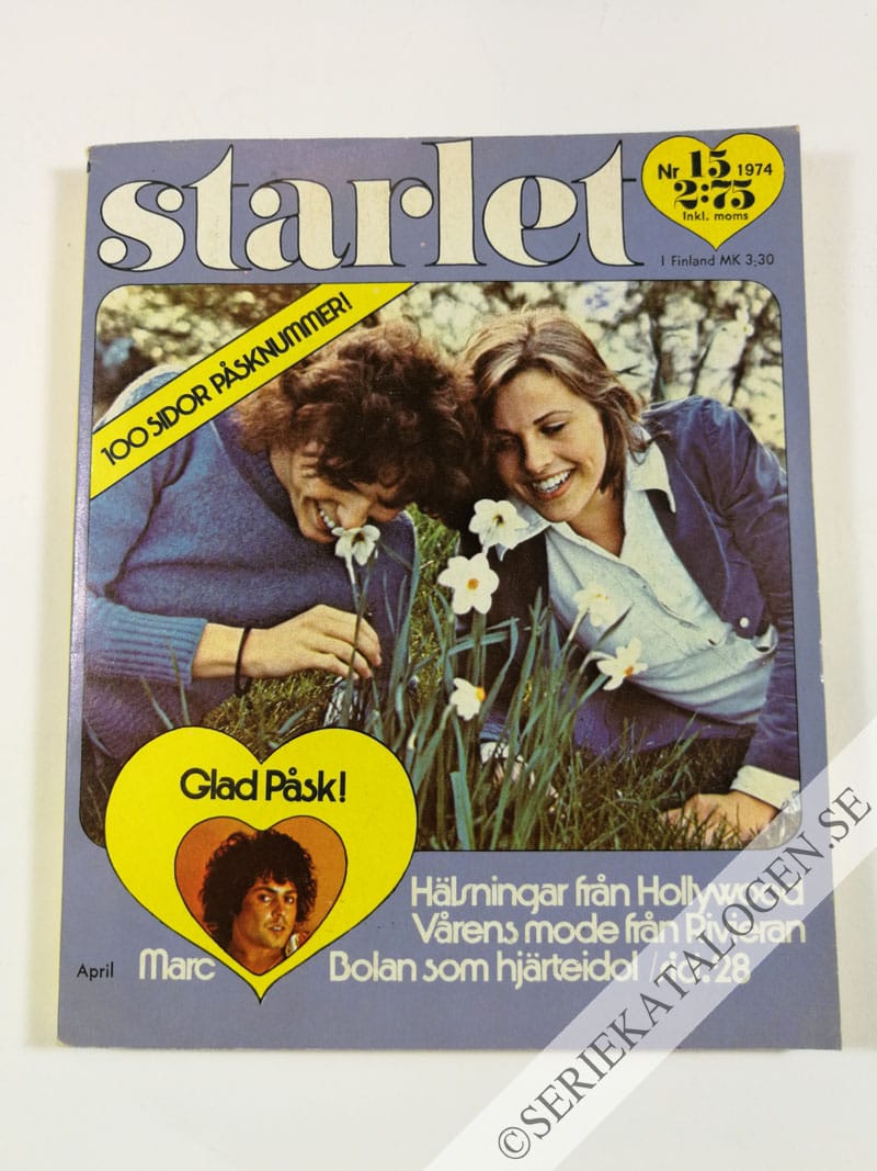 Framsida på Starlet #15 (1974)