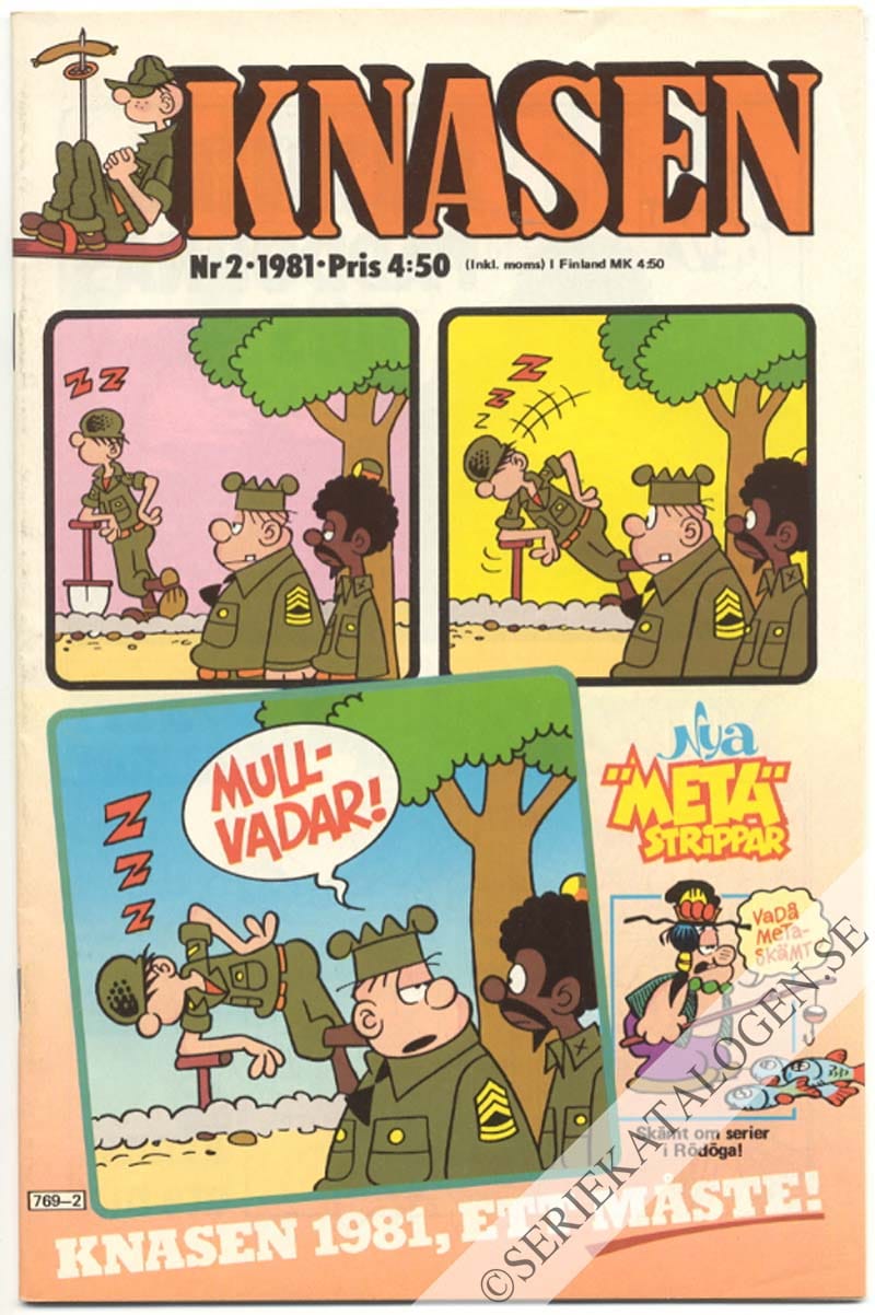 Framsida på Knasen #2 (1981)