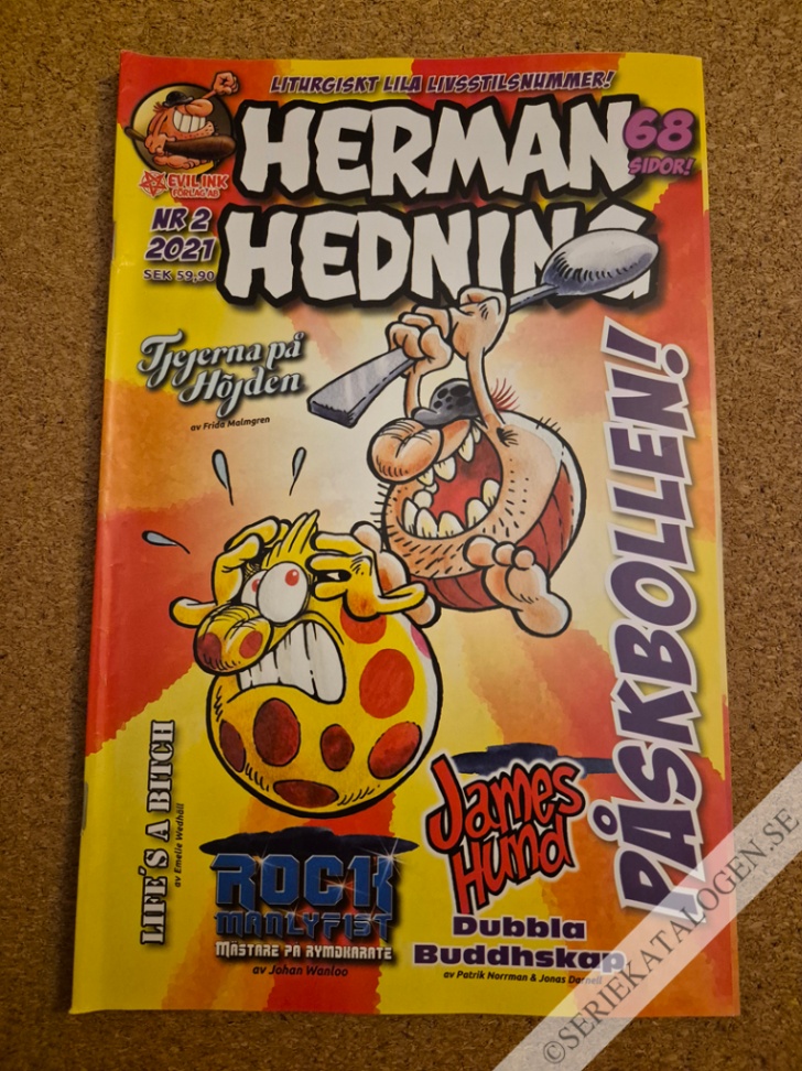 Framsida på Herman Hedning #2 (2021)
