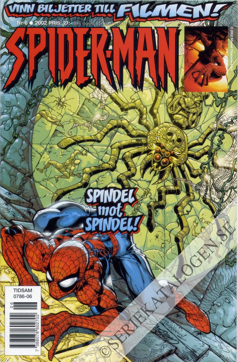 Framsida på Spider-Man #6 (2002)