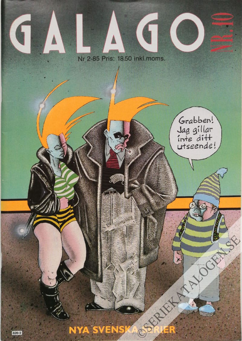 Framsida på Galago #2 (1985)