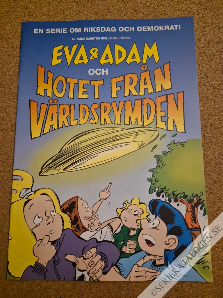 Framsida på Eva & Adam och hotet från världsrymden (2006)