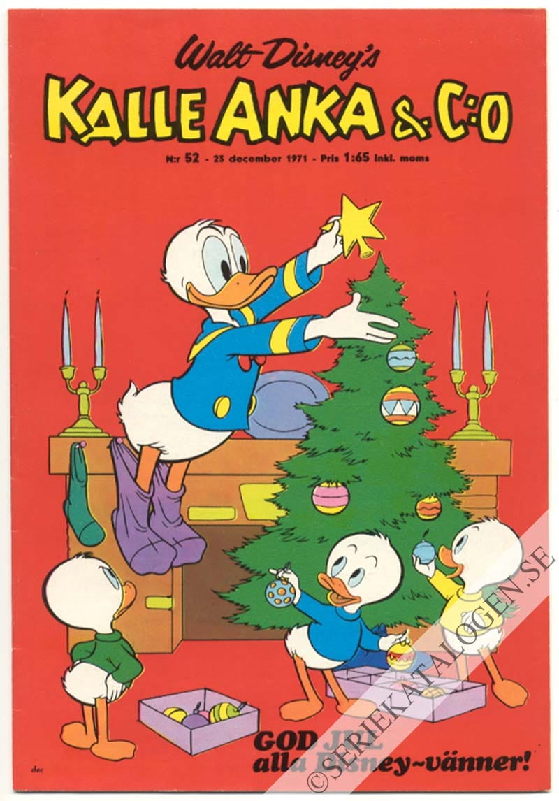 Framsida på Kalle Anka & C:o #52 (1971)